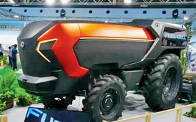 Nhật Bản ra mắt máy kéo không người lái chạy bằng hydro đầu tiên trên thế giới