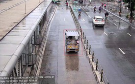 Thêm vị trí lắp camera AI ở Hà Nội, phát hiện loạt xe đi vào làn BRT