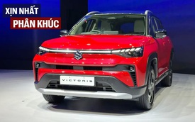 Suzuki Victoris ra mắt: Nhiều ‘đồ chơi’ xịn bên trong, động cơ hybrid, AWD, có ADAS cấp 2, về Việt Nam thì Xforce phải dè chừng