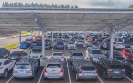 Bãi đỗ xe năng lượng mặt trời giúp 100 hộ gia đình không phải mua điện