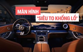 Mercedes-Benz GLC đời mới có ảnh nội thất cực ‘wow’: Màn hình siêu khổng lồ phủ kín táp lô tích hợp 1.000 bóng LED