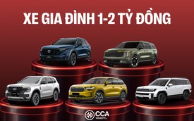 Everest, CR-V, Santa Fe, Carnival, Kodiaq đua tranh giải Xe Gia đình của năm, hạng 1-2 tỷ đồng