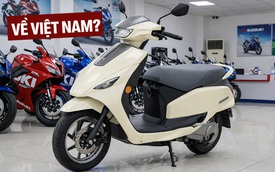 Suzuki e-Access - Xe máy điện giá quy đổi 55 triệu đồng, chạy 95 km/sạc liệu có về Việt Nam?