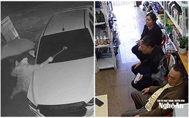 Vụ người lạ mặc áo mưa, che ô kín mặt đập phá ô tô: Người thân sang nhà chủ xe xin một điều