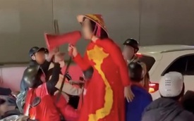 Danh tính người phụ nữ "đi bão", hô hào đám đông đua xe ở Hà Nội, đã được công an mời làm việc