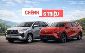 Chỉ chênh 6 triệu đồng, chọn Toyota Innova Cross bản giữa hay VinFast VF MPV 7: Bảng so sánh sau sẽ cho bạn câu trả lời