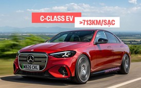 Lộ ảnh Mercedes-Benz C-Class thế hệ mới: Lần đầu có động cơ thuần điện, chạy Hà Nội - Đà Nẵng không cần sạc, ra mắt ngay năm nay