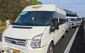 Va chạm liên hoàn 7 ô tô trên cao tốc Phan Thiết - Dầu Giây, ùn tắc nhiều km