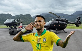 Nhìn bộ sưu tập phương tiện của Neymar mới thấy siêu xe chỉ như ‘muối bỏ bể’: Riêng trực thăng và chuyên cơ đã ‘đốt’ gần 1.500 tỷ đồng