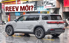 SUV mới của VinFast để lộ dải LED cách điệu bắt mắt cùng kích thước khủng ‘át’ cả VF 6, có thể là REEV như VF Wild