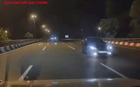 Xử phạt tài xế ô tô đi ngược chiều trên Đại lộ Thăng Long