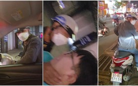 Đã tìm được người đàn ông  đi xe máy bóp cổ, xô ngã tài xế taxi giữa đường