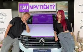 Chia tay Mercedes-Benz GLC, BigDaddy cùng vợ Emily tậu Volkswagen Viloran giá hơn 2 tỷ đồng