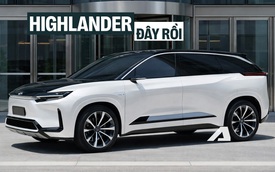 Hóa ra SUV bí ẩn gần đây chính là Toyota Highlander đời mới: Thiết kế lột xác từ ngoài vào trong, động cơ điện, AWD