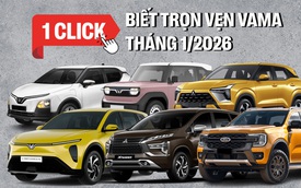 Mazda CX-5 và Mitsubishi Xpander 'gồng gánh' nhóm xe xăng, sedan hoàn toàn vắng bóng trong top 10 xe bán chạy tháng 1/2026