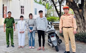 Thiếu nữ 14 tuổi lái xe máy, quay clip đăng Facebook, phụ huynh bị phạt nặng