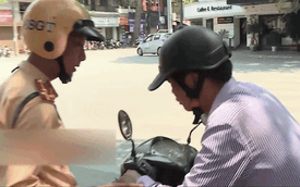 Uống rượu bia xong dắt xe qua chốt kiểm tra nồng độ cồn vẫn có thể bị CSGT phạt như thường?