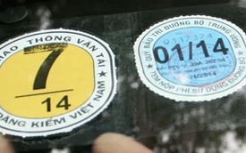 Sắp "hết thời" dán tem đăng kiểm trên kính ô tô?