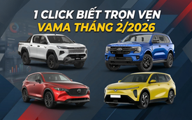 Toyota Hilux lần đầu soán ngôi Ranger, Mitsubishi hoàn toàn vắng bóng và những chi tiết đáng chú ý trong danh sách 10 ô tô bán chạy nhất tháng 2/2026