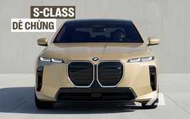 BMW 7 Series 2026 có ảnh chính thức đầu tiên: ‘Mũi’ khổng lồ với viền phát sáng, đồ họa LED mới, ra mắt tháng sau đáp trả S Class