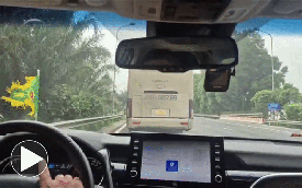 CSGT hú còi, gọi loa, xe khách cố tình không tránh đường cho đoàn xe ưu tiên