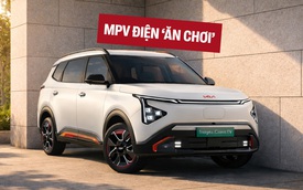 Kia Carens EV bổ sung 2 bản hiệu năng cao: Sạc đầy đi gần 500 km, MPV điện gia đình nay đã biết 'ăn chơi' hơn