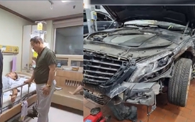 Nam ca sĩ lái xe tông gãy lan can lao xuống vách đá 5 m, cảnh hiện trường thấy mà sốc