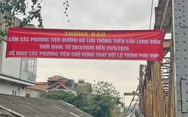 Cấm xe qua cầu Long Biên trong 2 tháng, người dân di chuyển thế nào?