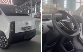 Xe điện lạ bất ngờ xuất hiện trong nhà máy ô tô ở Huế của hãng Việt: Đi bao xa, giá thế nào?