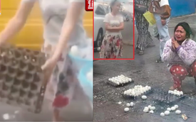 Quệt vào ô tô rồi không đủ tiền đền, người bán hàng rong bị nữ tài xế tung "chiêu độc" gây bức xúc