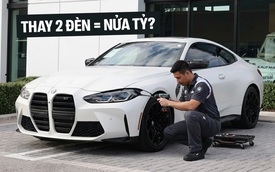 Chủ xe BMW nhận báo giá hơn 230 triệu đồng chỉ vì một bên đèn bị hỏng gioăng cao su