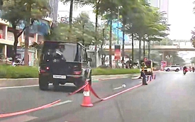 Ô tô Mercedes G63 tông cụ ông đi bộ sang đường tử vong ở Hà Nội