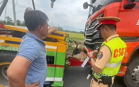 Xe tải dính hàng loạt lỗi trên cao tốc, tài xế và chủ xe bị phạt hơn 100 triệu đồng