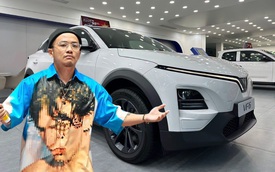 Rapper nhóm Da LAB bất ngờ tậu VinFast VF 6: 'Chưa mua được 911 nên tậu 6 trước vậy'