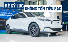 Ford Mustang Mach-E giảm giá kỷ lục còn gần 1,7 tỷ đồng, sạc miễn phí 5 năm - ‘Kèo thơm’ cho dân chơi tốc độ thời xăng tăng giá