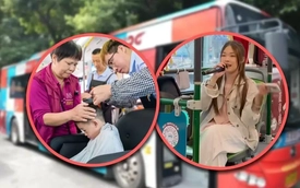 Đi xe buýt công cộng mà như quán karaoke