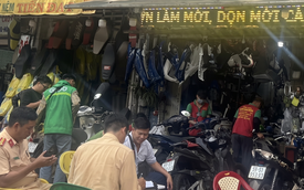 CSGT TPHCM đẩy mạnh kiểm tra tiệm sửa xe