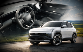 Hyundai Tucson 2027 lộ rõ nội thất: Màn hình khổng lồ, cần số chuyển sau vô-lăng, thiết kế giống Santa Fe