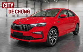 Skoda Slavia facelift tiếp tục lộ diện: Có thể đổi hộp số mới, thêm dải đèn hậu nối liền, dễ hút khách khi về Việt Nam nhờ trang bị một trang bị đặc biệt