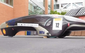 Xe siêu tiết kiệm nhiên liệu của sinh viên Mỹ chạy hơn 3.400 km chỉ 3,8 lít xăng