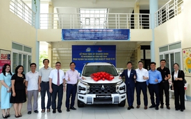 Mitsubishi tặng ô tô và nhiều cụm động cơ, hộp số cho trường đại học