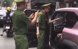 Nữ tài xế ở Hà Nội lớn tiếng với cảnh sát giữa phố: Đã rõ nguồn cơn và cái kết