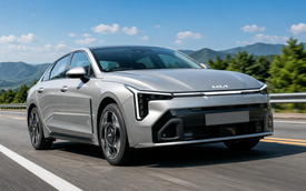 Kia K5 mới lộ cấu hình: Thêm máy tăng áp hybrid, dẫn động E-AWD, có sạc ngược V2L như xe điện