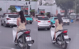 Cô gái SN 2002 vừa lái xe máy vừa cắm mặt vào điện thoại giữa phố Hà Nội: Cái kết sau