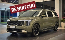 Giá Kia Carnival chạm 'đáy' ở đại lý: Giảm tới 150 triệu đồng, bản 'full option' rẻ ngang bản thấp
