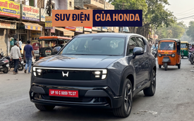 SUV điện Honda 0 Alpha lăn bánh trên đường phố: Kiểu dáng gây tranh cãi, màn hình giải trí to như xe Trung Quốc, dễ ra mắt năm sau