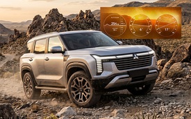 Mitsubishi Pajero đời mới lần đầu lộ chi tiết nội thất có điểm giống Destinator, Xforce, cận kề ngày ra mắt cạnh tranh Prado
