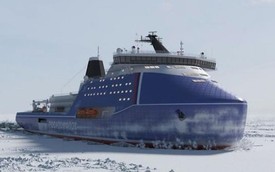 Tàu phá băng hạt nhân Rossiya: Siêu phẩm công nghệ Bắc Cực 2028