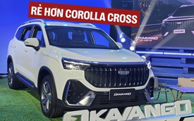 Geely Okavango chốt giá từ 739 triệu tại Việt Nam: Màn hình 14,6inch, rộng hơn Santa Fe nhưng rẻ hơn Corolla Cross