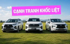MPV máy xăng cạnh tranh gắt gao tại Việt Nam: Innova Cross, Veloz Cross có tháng bán vượt cả Xpander